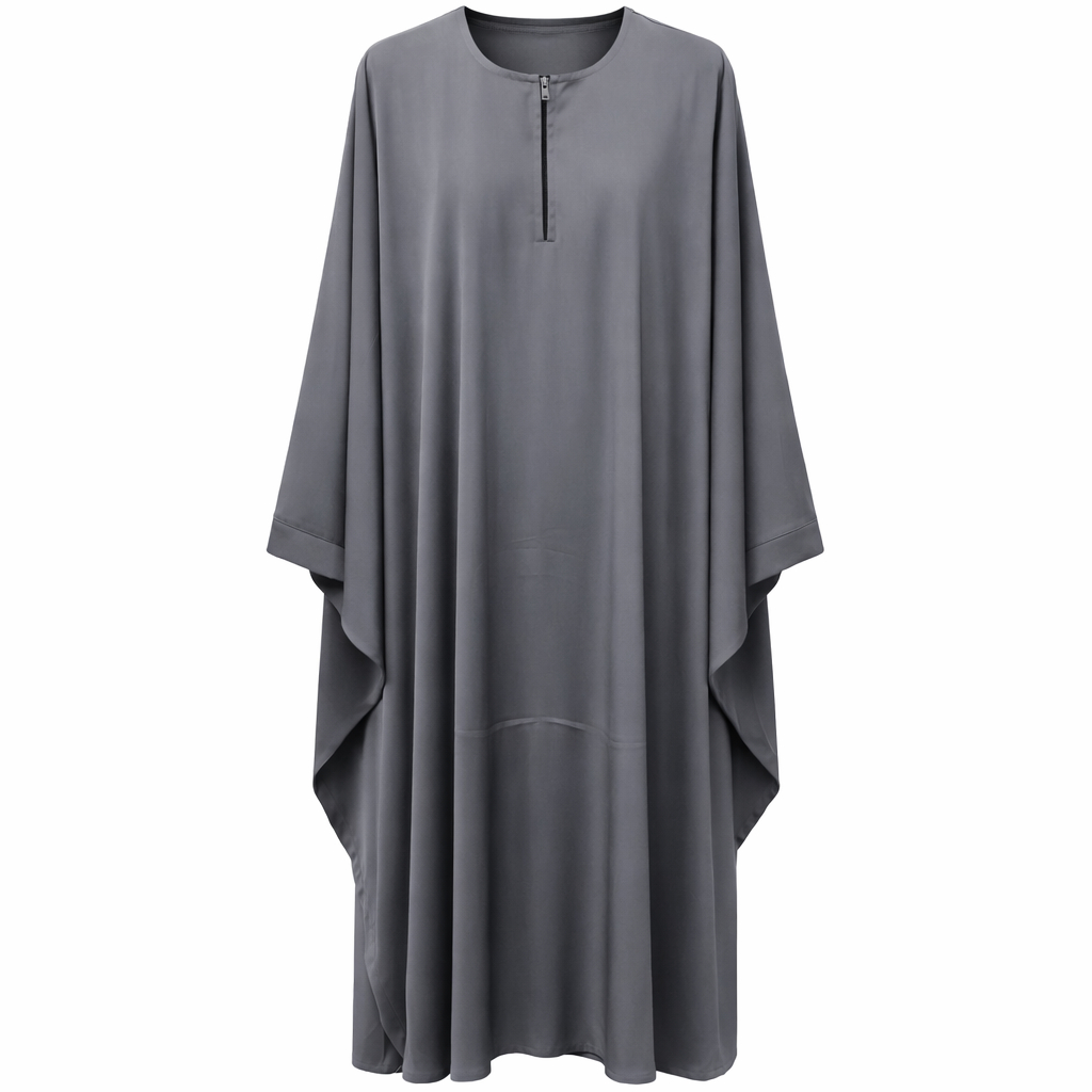 Kaftan - Crinkle Silk (Grey)