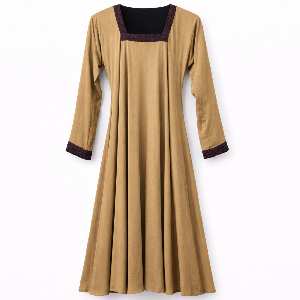 Double Maxi (Lace) - Crinkle (Sand Beige)