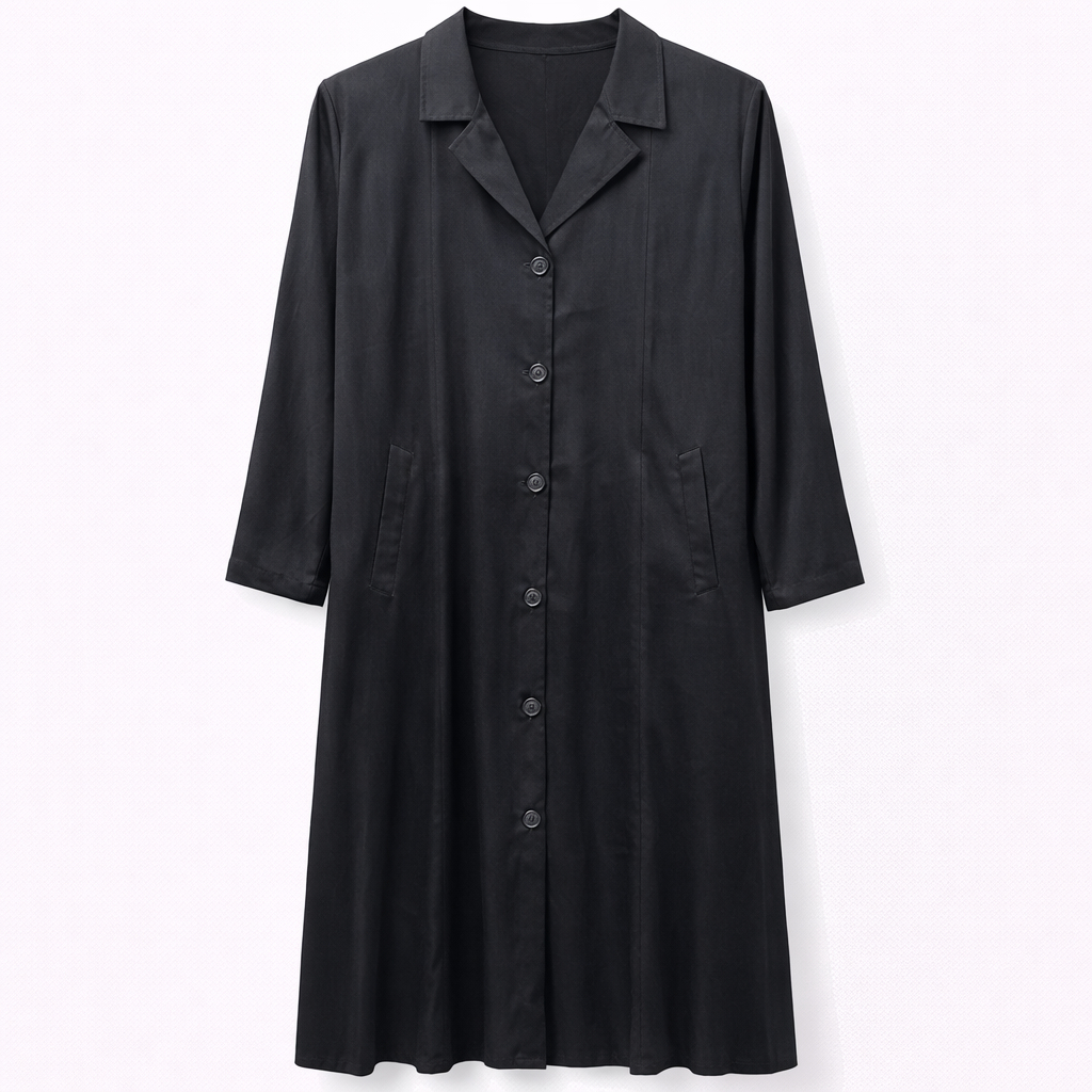 Coat Style x Straight Lines - Arabic (Black)