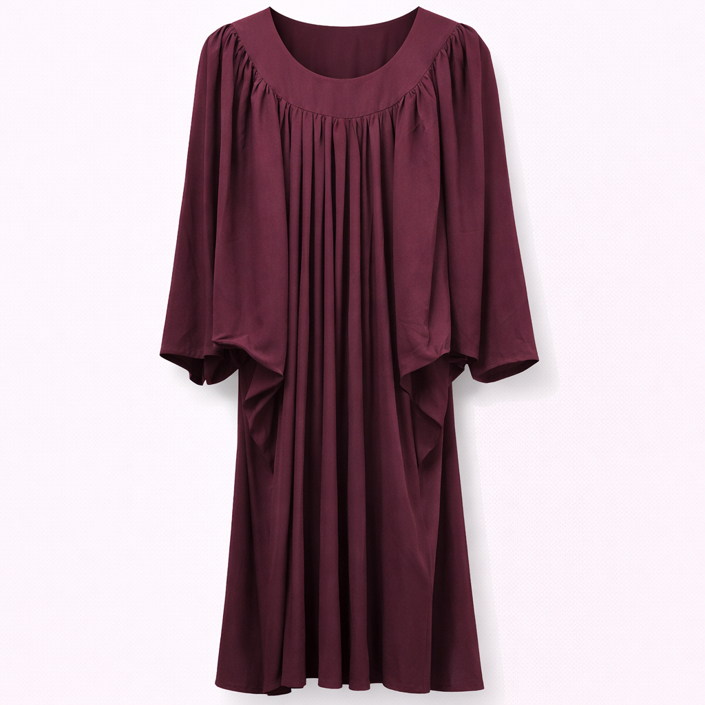 Butterfly Cut - Crepe (Maroon)