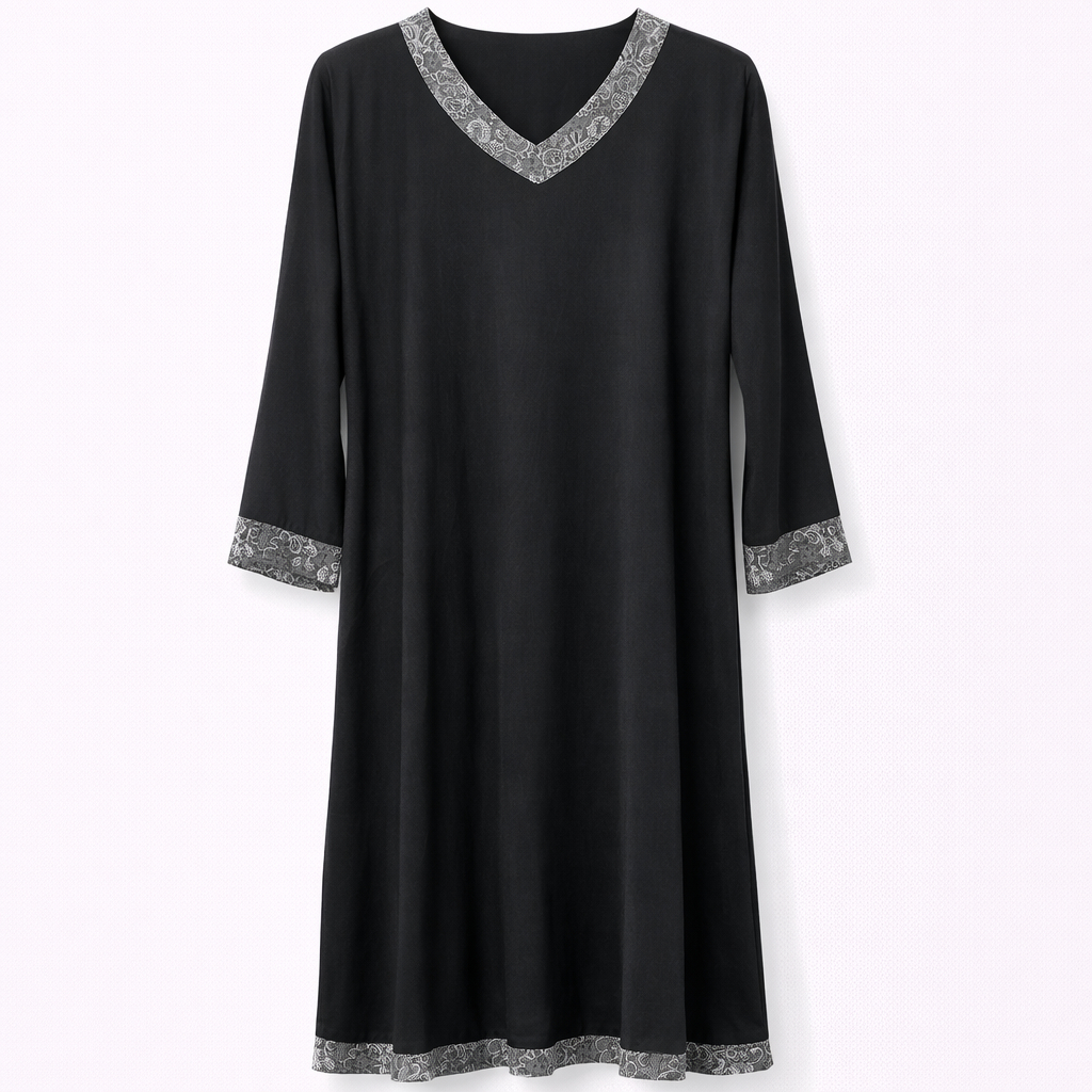 Front Closed x Paisley Print - Arabic (Black)