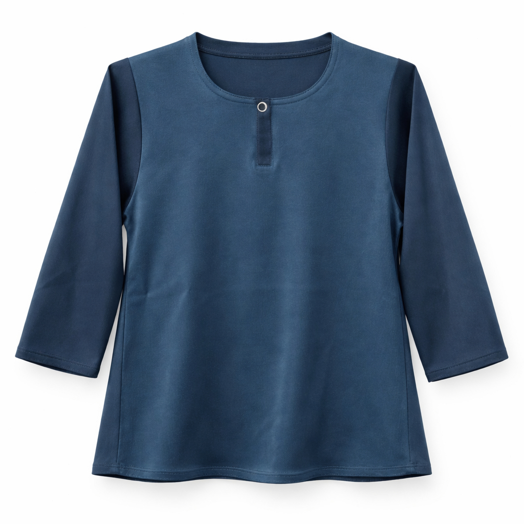 Kids Front Closed - Crinkle Silk (Ferozi)