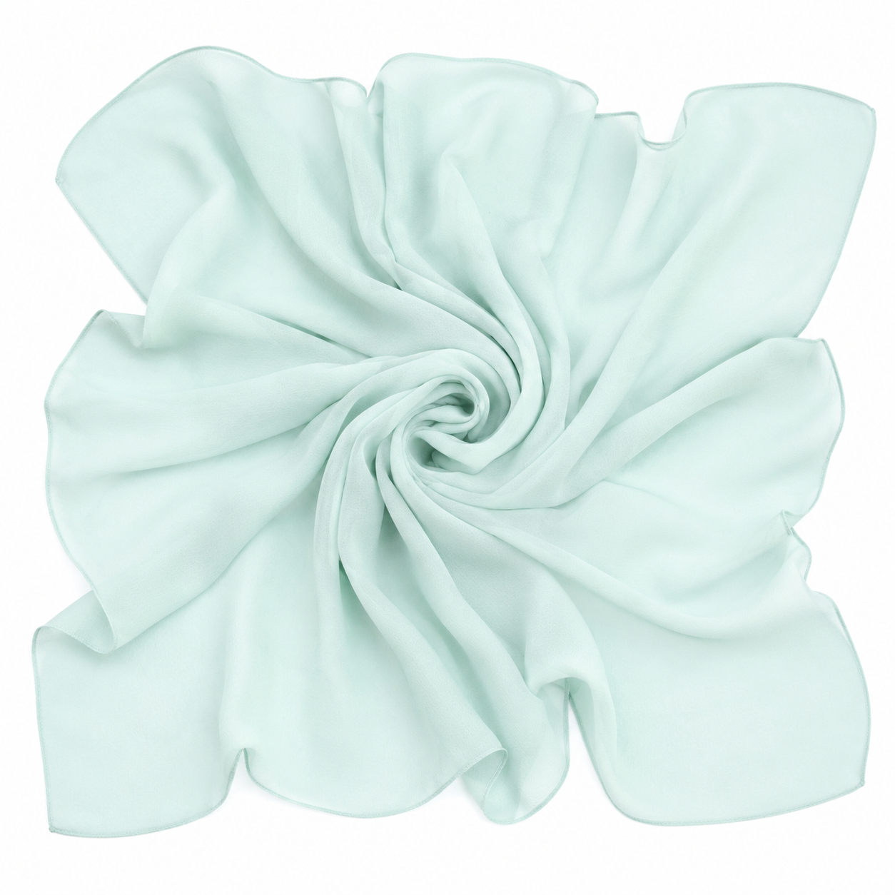 Squared Scarf x Plain - Ice Mint