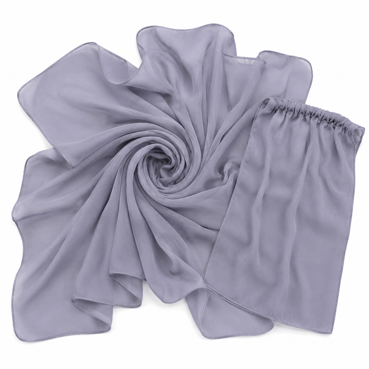 Squared Scarf x Niqab - Dusty Lavender